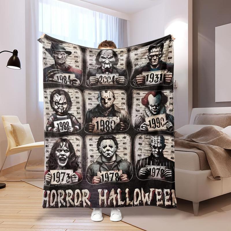 Halloween Movie Decor Blankets
