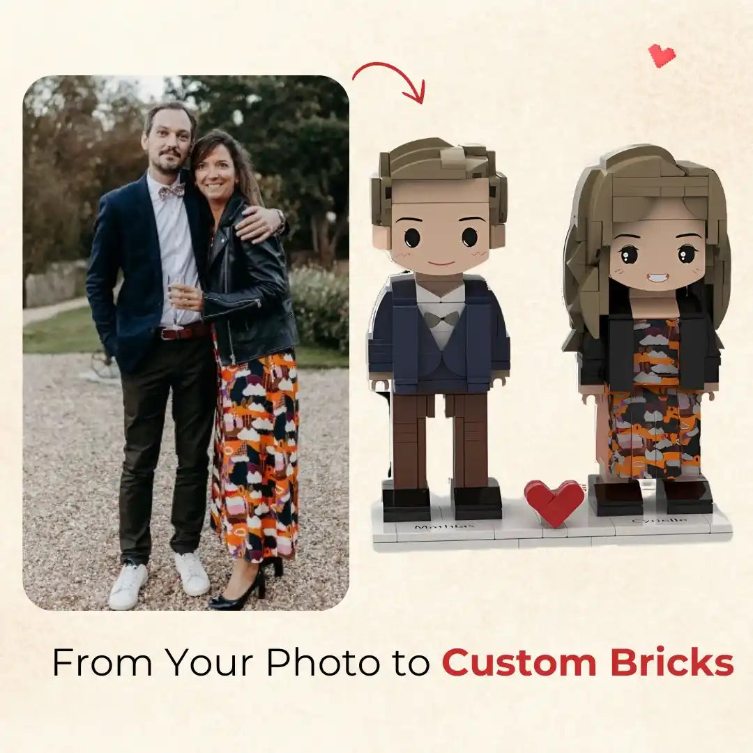 50% OFF🔥GLEECUSTOM™ Personalized Brick Set