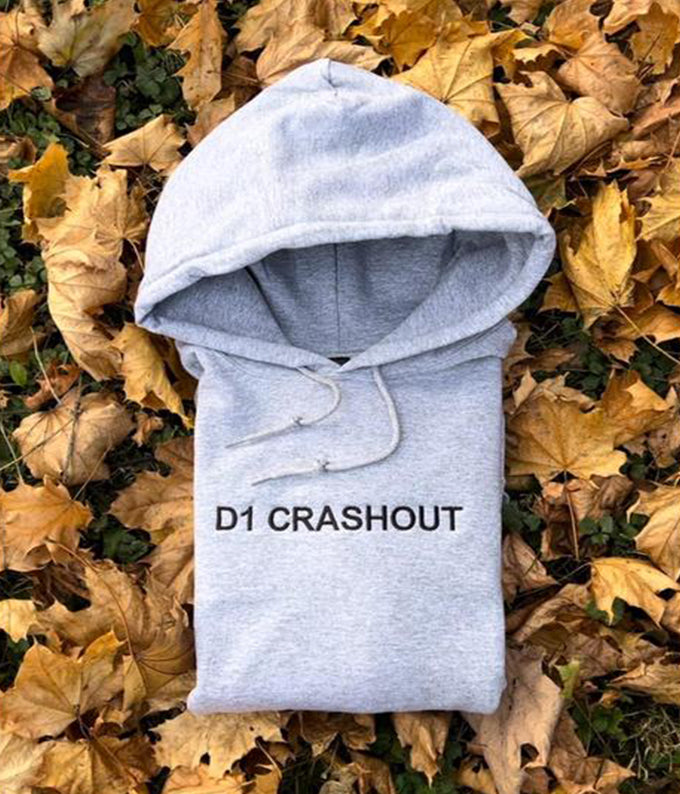 Embroidered D1 CRASHOUT Sweatshirt / Hoodie