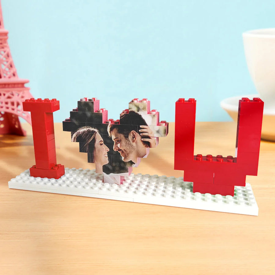 50% OFF🔥Gleecustom™ Personalised Brick Puzzles Photo Block Gifts for Lovers