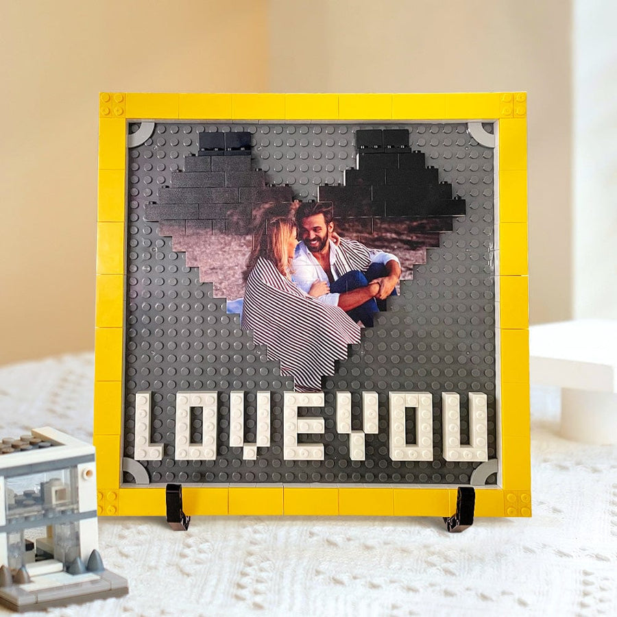 50% OFF🔥Gleecustom™ Personalised Brick Puzzles Photo Block Gifts for Lovers