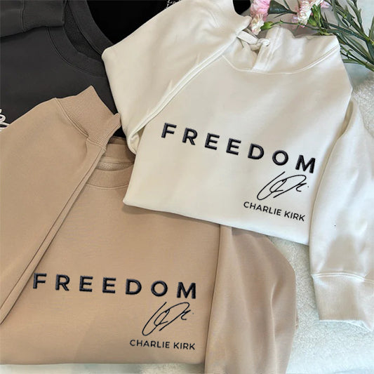 FREEDOM Embroidered T-Shirt / Sweatshirt / Hoodie
