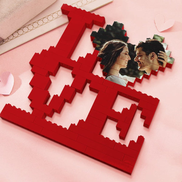 50% OFF🔥Gleecustom™ Personalised Brick Puzzles Photo Block Gifts for Lovers