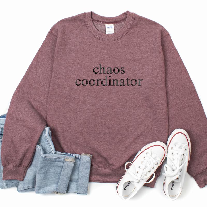 Chaos Coordinator Embroidered Sweatshirt