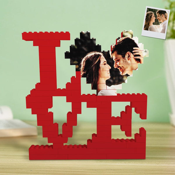 50% OFF🔥Gleecustom™ Personalised Brick Puzzles Photo Block Gifts for Lovers