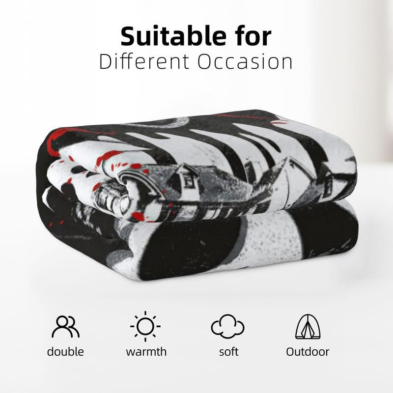 Halloween Ghost Face Blankets