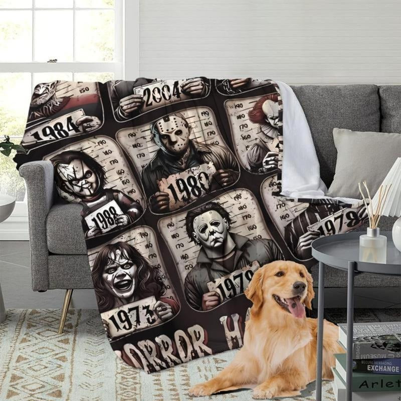 Halloween Movie Decor Blankets