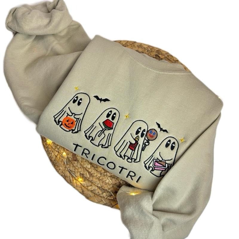Tricotri Mexican Ghost Embroidered Sweatshirt