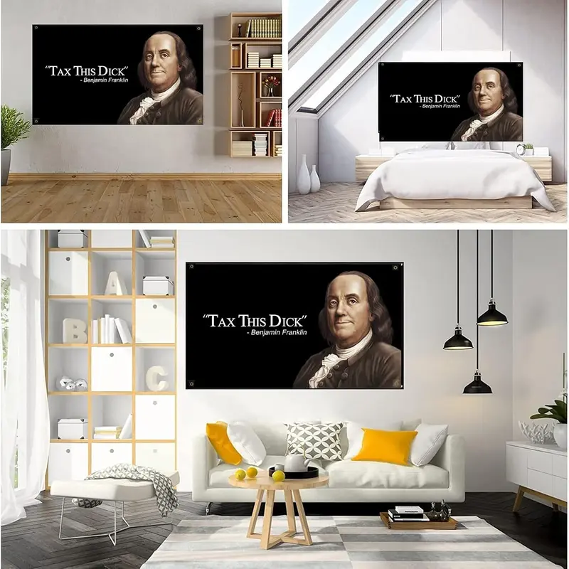 Funny Quote Flag Wall Hanging Or Banner