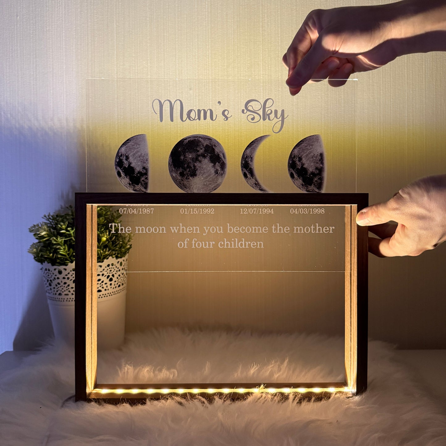 50% OFF ❤️ Mom's Sky Led Light Frame