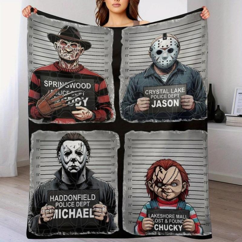 Halloween Movie Decor Blankets