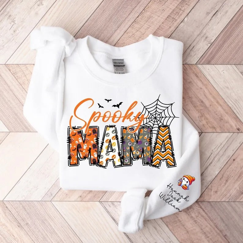 Halloween Spooky Mama Crewneck / Hoodie