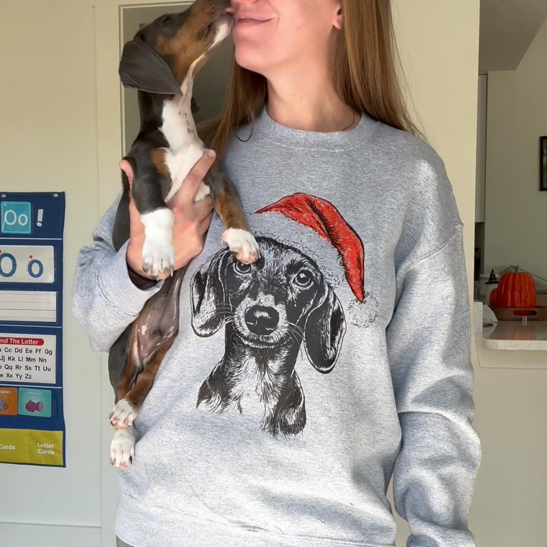 Custom Santa Paws Christmas Dog Shirt