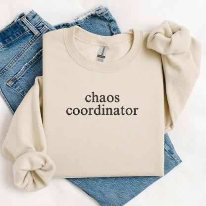 Chaos Coordinator Embroidered Sweatshirt