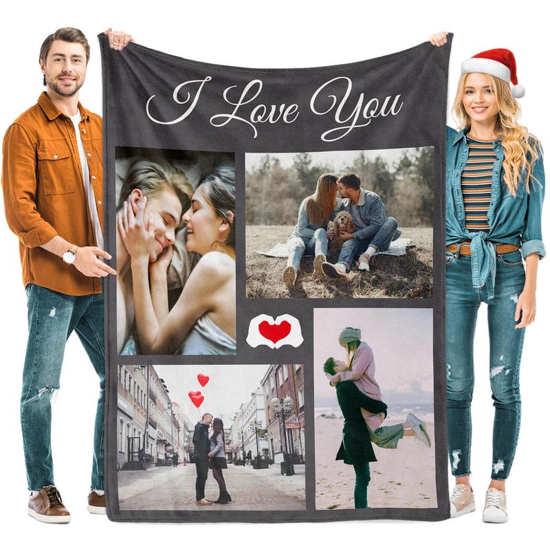 Couples Gifts Custom Blankets with Photos