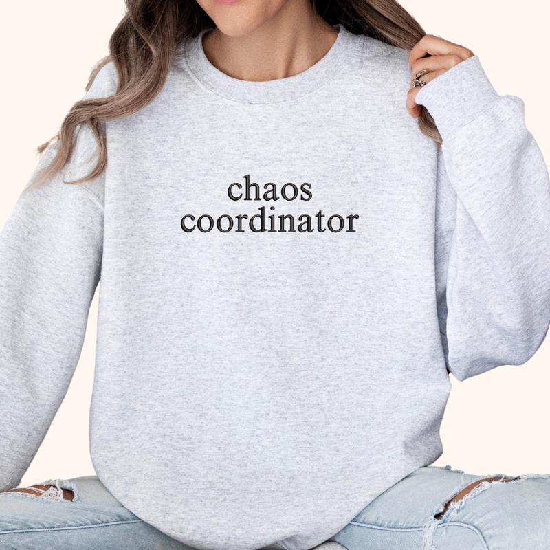 Chaos Coordinator Embroidered Sweatshirt