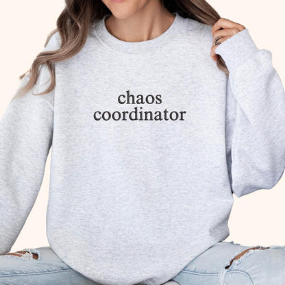 Chaos Coordinator Embroidered Sweatshirt