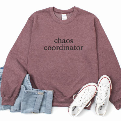 Chaos Coordinator Embroidered Sweatshirt