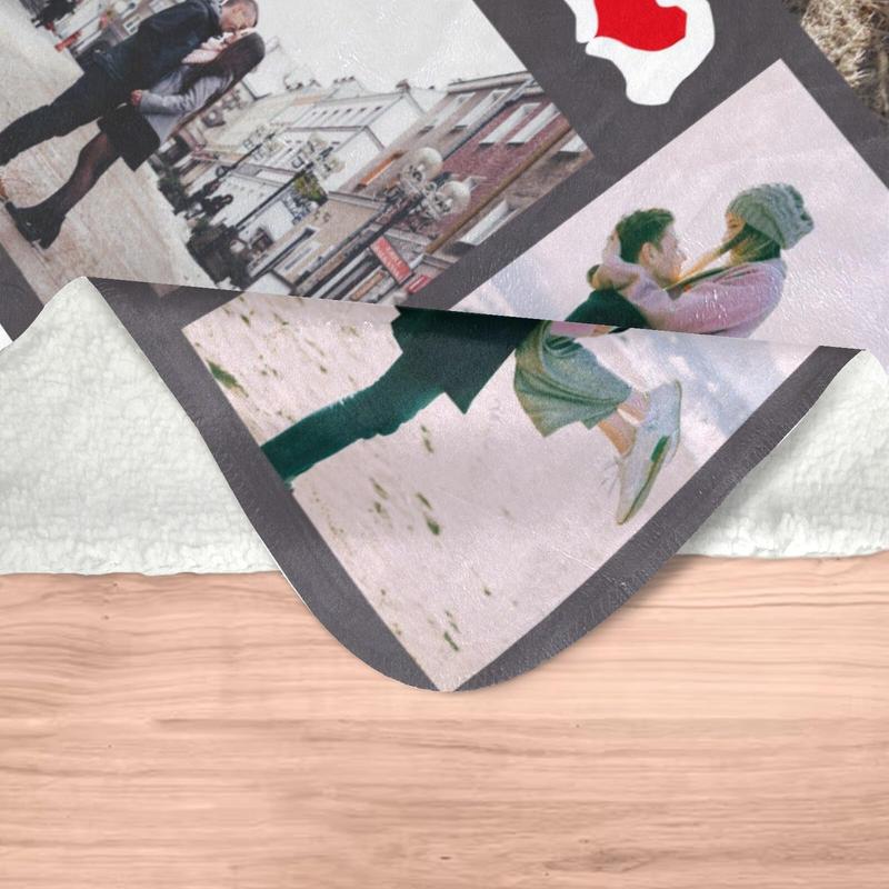 Couples Gifts Custom Blankets with Photos