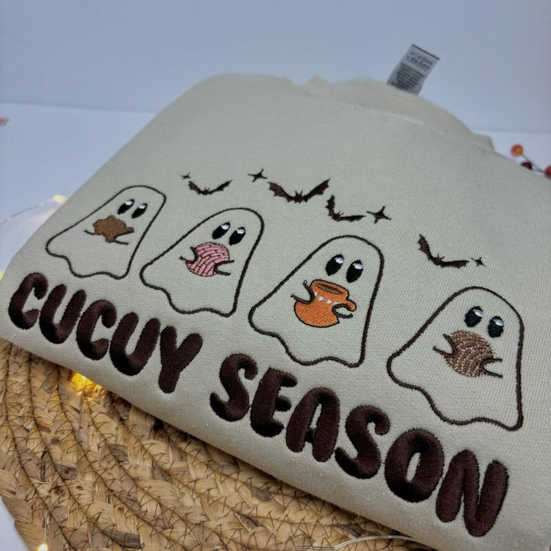 Cucuy Season Embroidered Sweatshirt