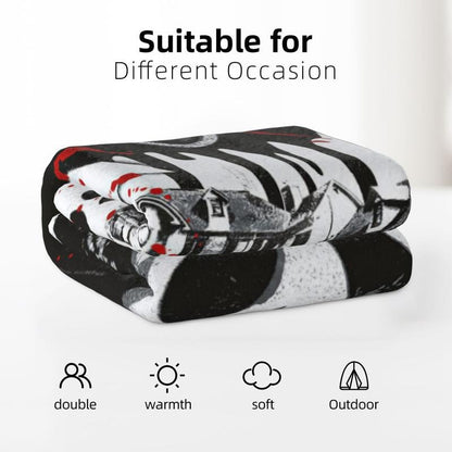 Halloween Ghost Face Blankets