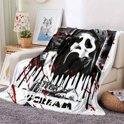 Halloween Ghost Face Blankets