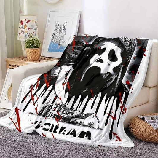 Halloween Ghost Face Blankets