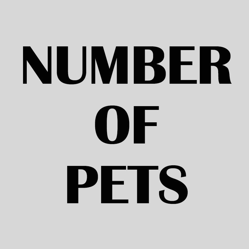 Choose Number of Pets/People