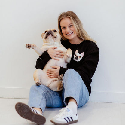 Personalized Embroidered Pet Face Sweatshirt