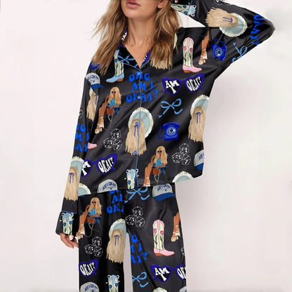 Am I Okay Moroney Long sleeve Pajama Shirt