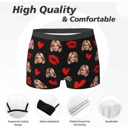 Custom Boxers with Face Personalized Boxers