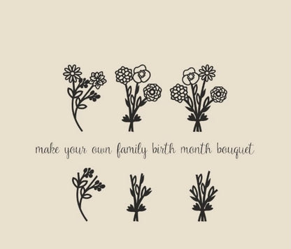 🔥50% OFF – Personalized Family Birth Flower Necklace Mother’s Day Gift