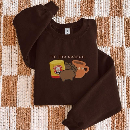 Abuelita Hot Chocolate Embroidered  T-Shirt /  Crewneck / Hoodie