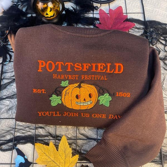 Halloween Harvest Festival Pumpkin Carver Embroidered Shirt