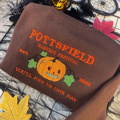 Halloween Harvest Festival Pumpkin Carver Embroidered Shirt